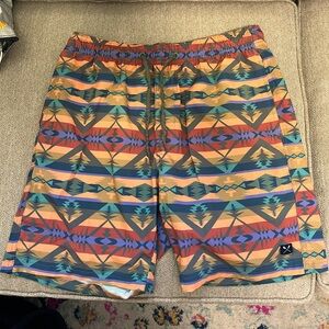 Tribal board shorts. Worn once or twice due to being to small